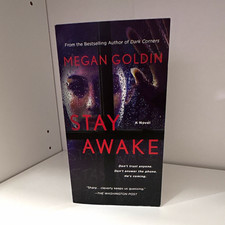Stay Awake by Megan Goldin Paperback Suspense Thriller Fiction Novel