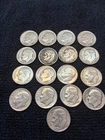 17 Silver Roosevelt Dimes 90% Silver Circulated  1946 to 1963@@@ RD-3