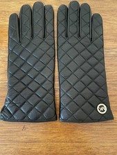 Michael Kors Women's Quilted Gloves In Black/ Medium/ Great Condition
