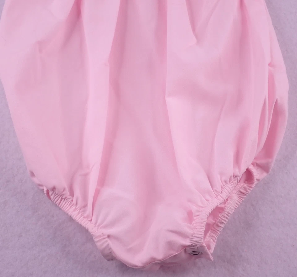 Nuevo con etiquetas Mameluco Sweet Dreams Niña 12 M Rosa Bordado Pájaro en Rama Manga Volantes Foto 4 de 4