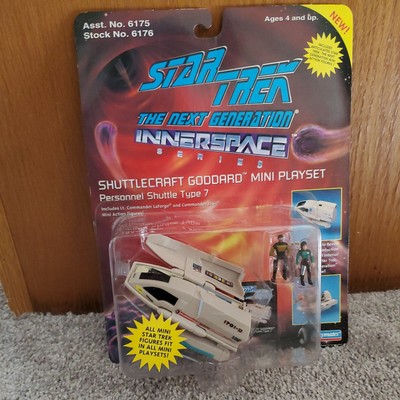 Star Trek Next Generation Goddard Shuttlecraft Type 7 1994 Innerspace Playset