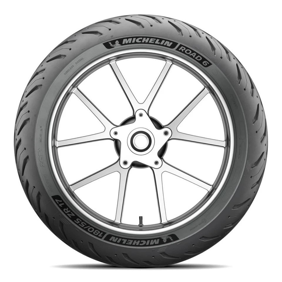 Sports Touring Motorcycle Tyre Michelin Road 6 180/55 ZR17 73W TL Rear Aprilia - Image 4 of 4