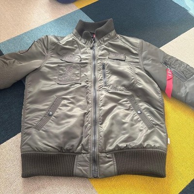 Ma-1 Flight Jacket Olive Green Size M