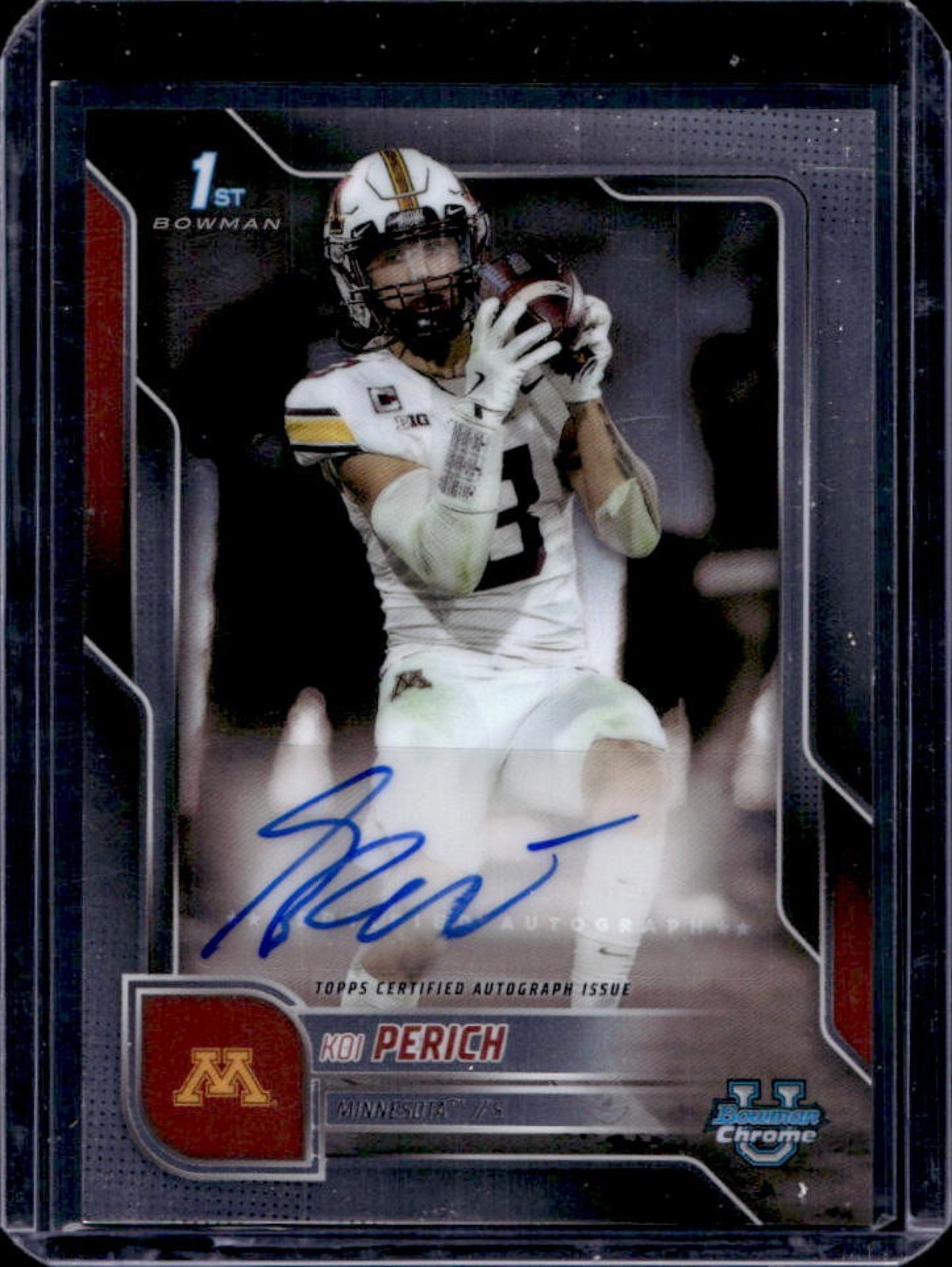 2025 Bowman Chrome U Koi Perich Prospect Auto #BCA-KP Golden Gophers