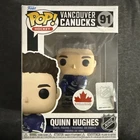 Funko Pop! Vinyl Quinn Hughes Hockey NHL Vancouver Canucks Canada Exclusive 91