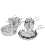Henckels Clad H3 10Pc Stainless Steel Cookware Set