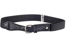 Kids and Toddler Adjustable Elastic Stretch Belt with Leather Closure - KBLT1...