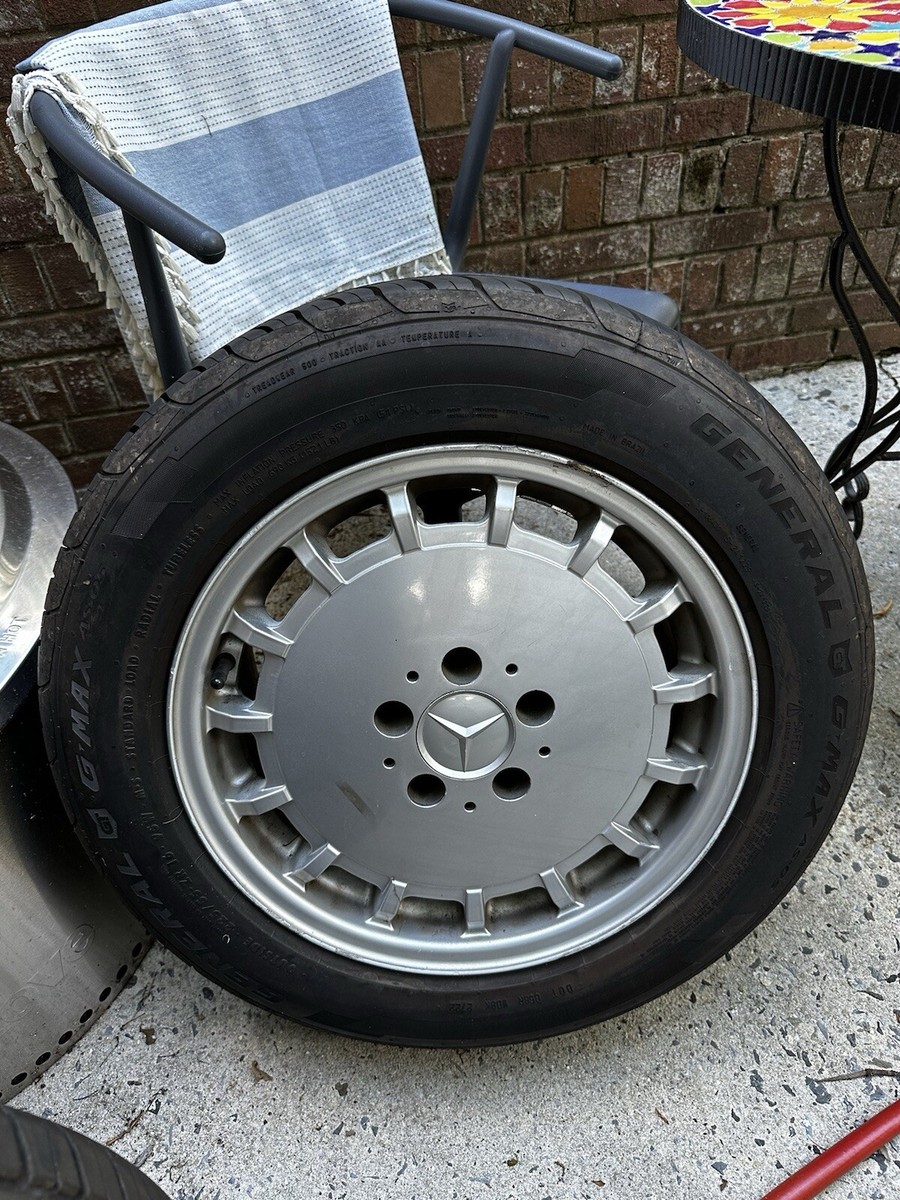 Mercedes R129 SL EVO1 16X8 Wheel Set With Tires 1294000102 OEM