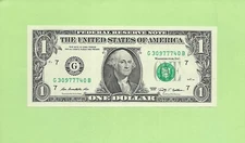 2009 ..UNCIRC $1  G 3097 7740 B .... 2009  $1  G-B    NICE NOTE        FRN