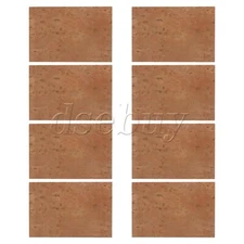 8 Pieces Saxophone Neck Pads Cork Sheet for Alto Soprano Tenor 2.44" x 1.61"