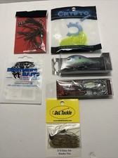MIXED LOT OF Bass Baits, 10,000 Fish, Jenko, D&L Tackle, Bio Spawn, NEW UNOPENED