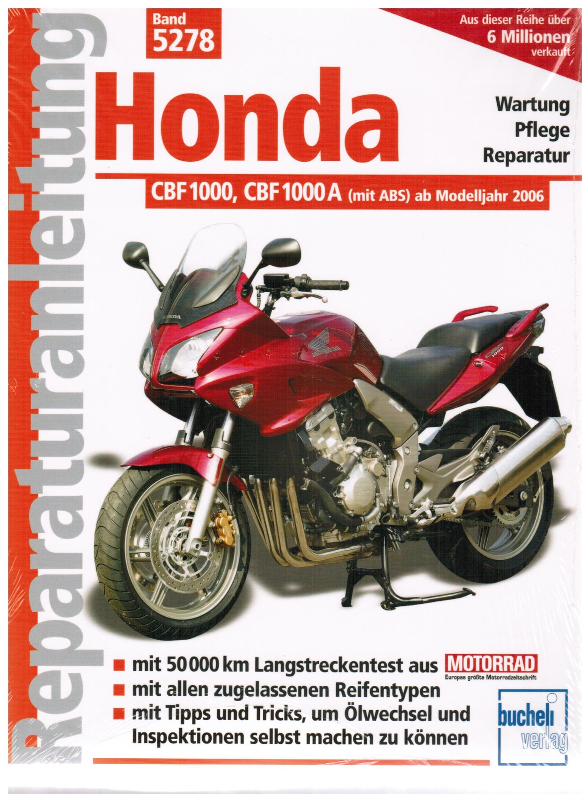 Thumbnail - Buch Reparaturanleitung Honda Cbf 1000 Cbf 1000 A Mit Abs Ab Mj. 2006
