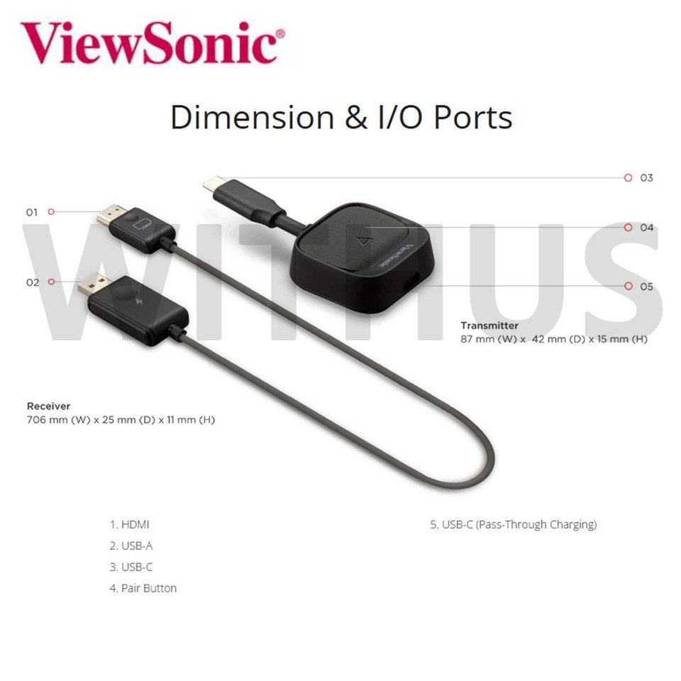 ViewSonic ViewShare WPD-900 Wireless Screen Casting Kit_ | eBay