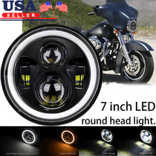7 Inch Led Headlight Projector With Turn Signal For Harley-davidson Motorcycle