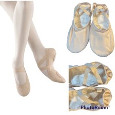 Bloch A3615 Womens Pink Odette Ballet Shoes Size 6.5B