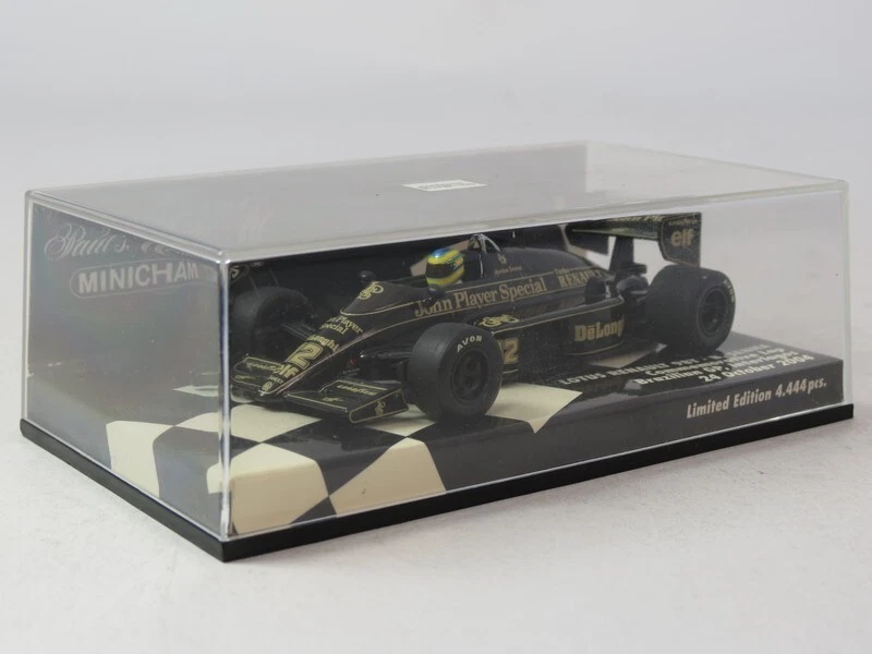 Minichamps Lotus Renault 98T JPS #12 Bruno Senna 1986 Brazil 2004 1/43 400045412 - Immagine 3 di 4