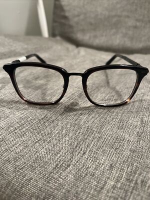 Chopard VCH 76 0568 23KT GP Gunmetal Grey Brown Carbon Fiber Eyeglasses 52mm New