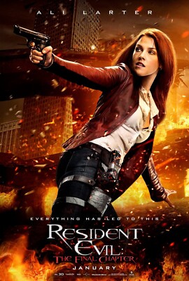 Resident Evil_ The Final Chapter (2017)_9 Poster Leinwand Film Film Druck A0 A1 A
