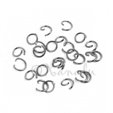 8mm Split Jump Rings -100/200/500 Stainless Steel 18 Gauge Open Jump Rings F6165