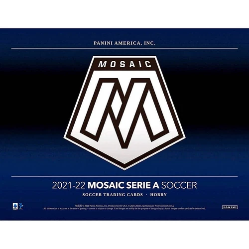 2021-22 Panini Mosaic Serie A Soccer Hobby BOX SEALED 21PASMOSSA
