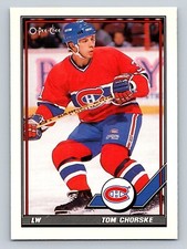 1991 Topps 287 Tom Chorske Montreal Canadiens