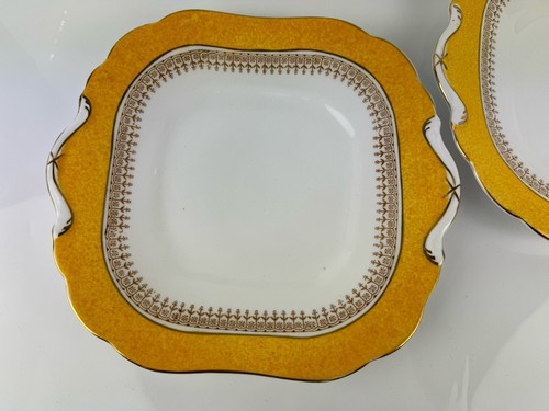 Waring And Gillow Ltd Raro Juego de Té Oro Amarillo y Blanco 1984 - 32 Piezas - Se sienta 7 - Imagen 13 de 20