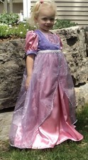 Girls' sz 5 Renaissance Fairy Princess 2-pc satin/Organza costume dress