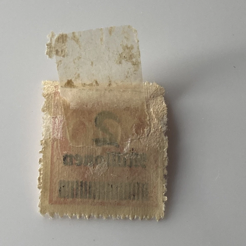 Rare 1920's German Deutsches Reich stamp 2 Millionen - Image 4 of 4