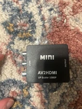 Cooligg RCA to HDMI Female Converter Composite CBS Video Adapter - AV2HDMI