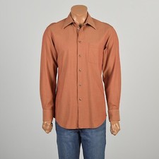 Medium 1990s Kenzo Red Gold Button Down Long Sleeve Shirt Very Good Condition
