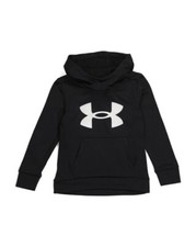 NEW Girl's Under Armour Large Black Logo Glitter Hoodie MSRP 40.00
