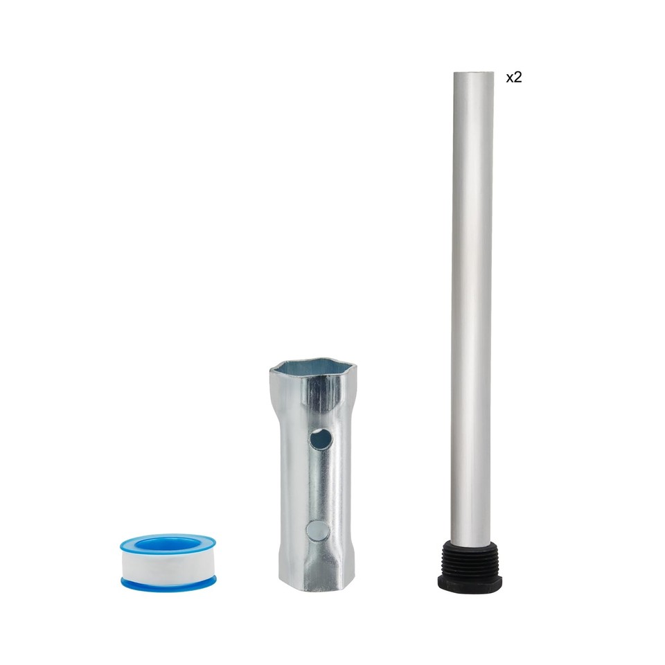 Rv Water Heater Anode Rod 2 Pack Aluminum/Zinc Rv Hot Water Tank Anode