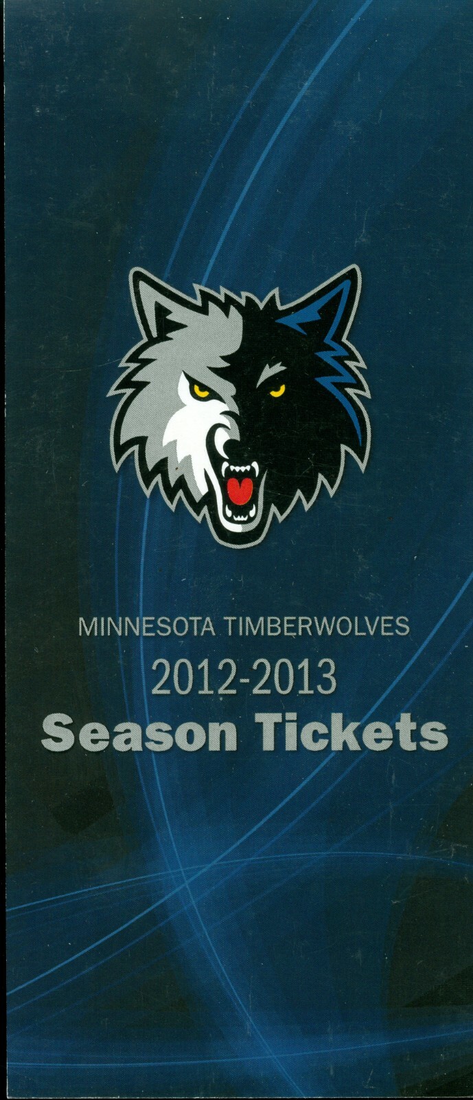 201213 Minnesota Timberwolves Complete Season Ticket Book 59 Tickets