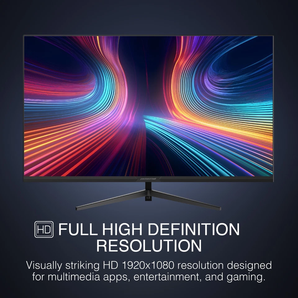 Packard Bell airFrame 32" FHD Monitor, 1920x1080, Ultrawide, VESA - Image 2 of 4