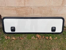 RV/Trailer Cargo Door / Access Door. White 60"X16"x2", W/ Locks, No Keys, #80B