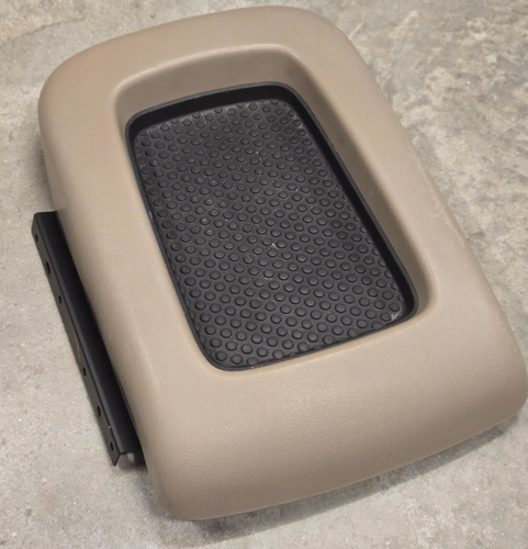 Fit 15-19 Chevy Tahoe Yukon Beige Vinyl Leather Center Console Lid