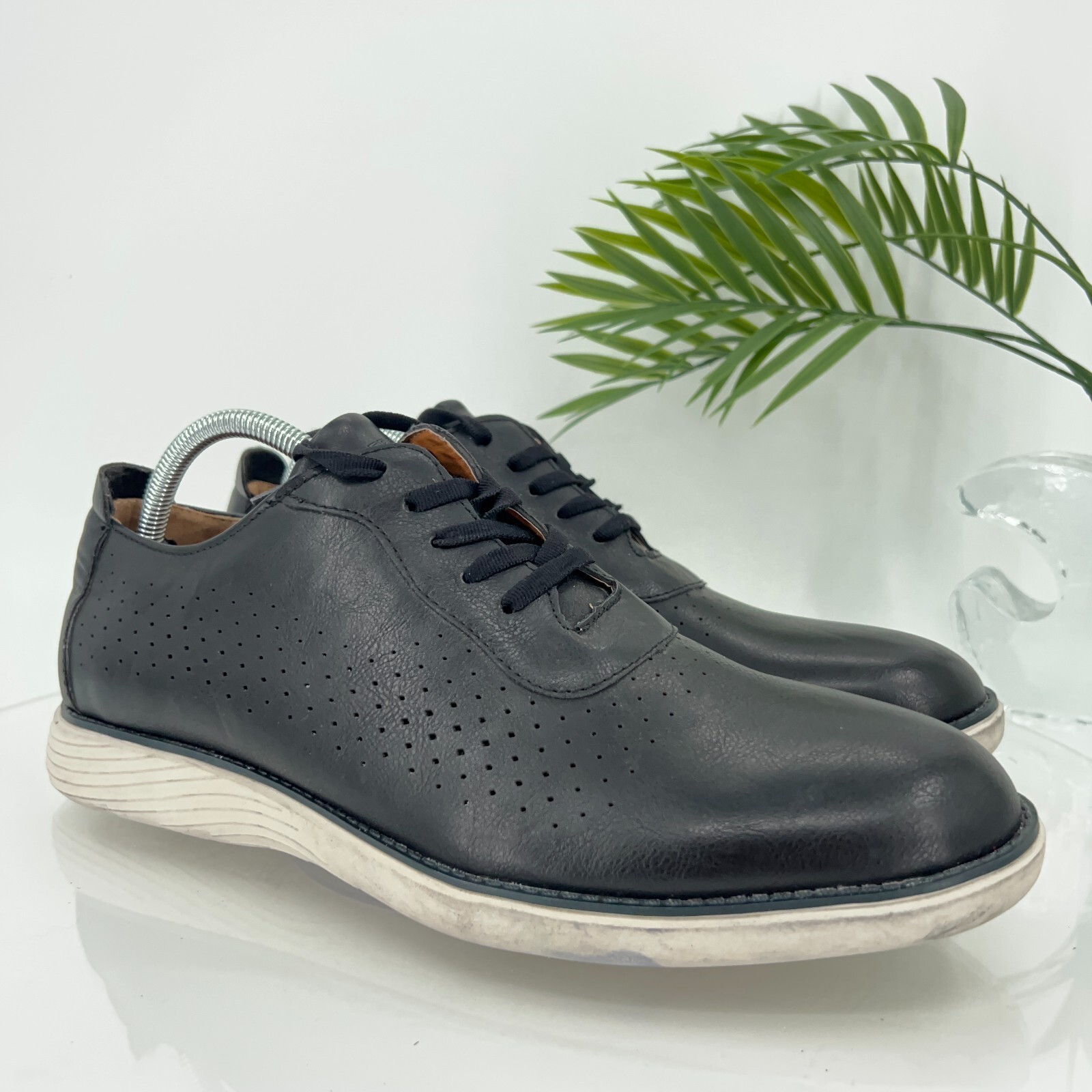 SAOLA Sneaker Grand 02 da uomo solo membri taglia 13 nera con lacci scarpa vegan