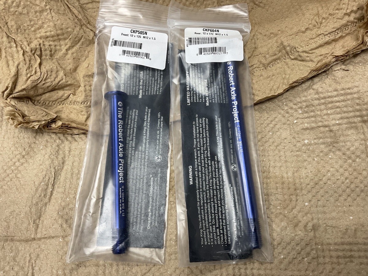 Chris King Thru Axle Set, Navy | eBay