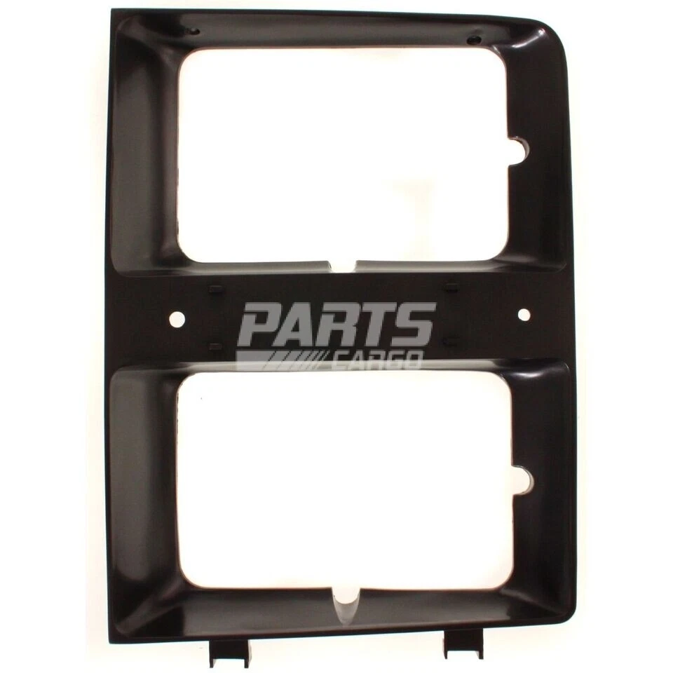 Nuevo bisel de puerta de lámpara lateral izquierda y derecha sin moldura para Chevrolet C10 1983-84 Foto 2 de 4