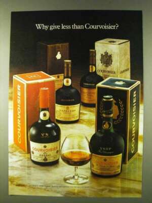 1979 Courvoisier VSOP, VS, Napoleon Cognac Ad