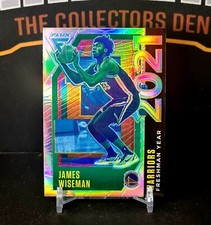 🔥2020-21 Panini Flux Basketball James Wiseman Freshman Year Silver Prizm RC 🔥