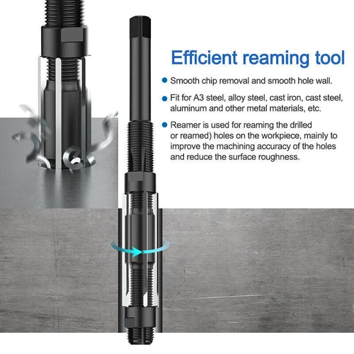 Expanding Adjustable Hand Reamer HSS Cutting Tool 6-84mm All Size Metric Reaming - Picture 9 of 11