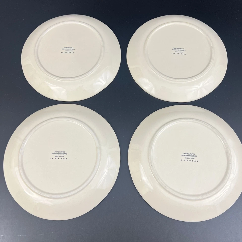 Салат/пустынные тарелки с индейкой акварель Pottery Barn на День благодарения - Изображение 4 из 4