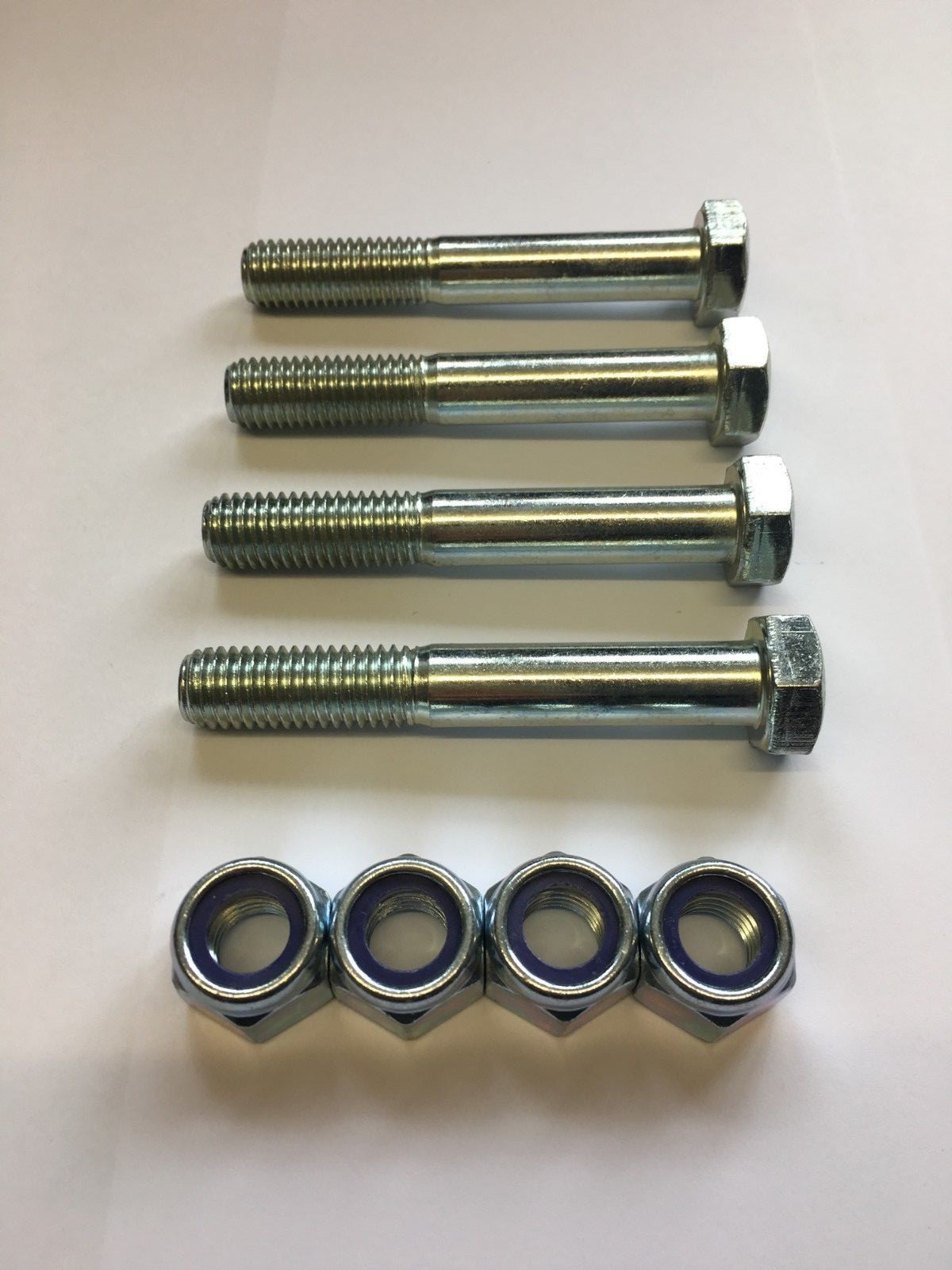 4 x M12 x 80mm Spring Eye Bush Bolt (8.8) for Ifor Williams Trailer