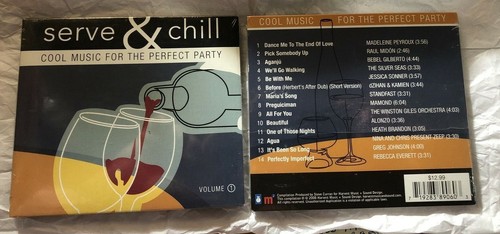Serve & Chill Cool Music for the Perfect Party Music CD 2008 Volume 1 NEW - Picture 3 of 4