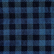 Bow Tie Men Silk Blue Plaid SELF TIE Bowtie