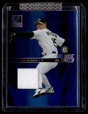 2004 Donruss Elite #PT-14 Tim Hudson Passing the Torch Jerseys #/200
