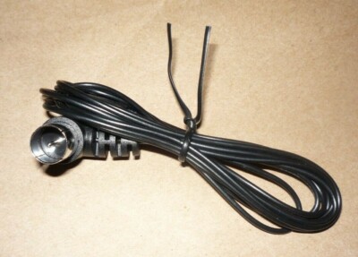 FM  Antenna 75 Ohm F Type Push On Connector for Stereo Receiver Sony RCA ONKYO