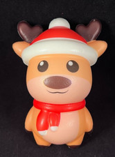 Christmas Reindeer - Squishy Toy - Super Soft - Approx. 4" High - NO TAG - C