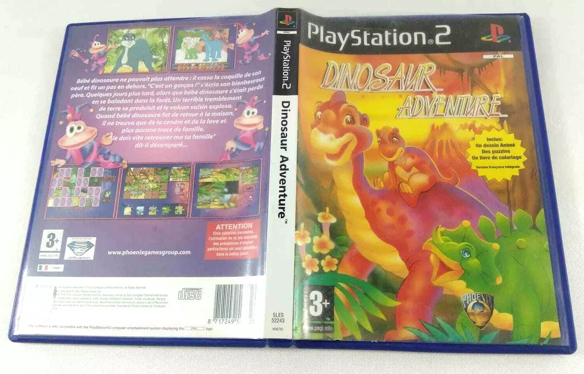 PLAYSTATION 2 PS2 French Version Dinosaur Adventure Not Of Game